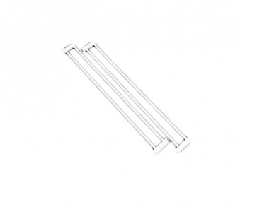 KIT BARRETTE FRIGO GRANDI 4X35 PLASTIFICATE BIANCHE